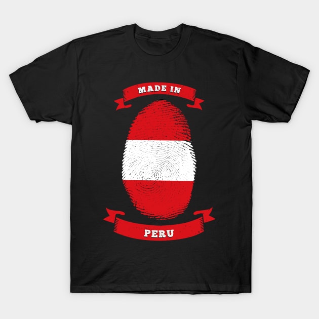 MADE IN PERU FINGERPRINT Birthday T-Shirt by G33KT33S